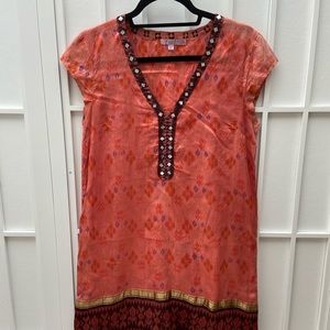 Calypso silk resort dress